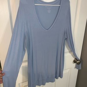 Light Blue V-Neck tee shirt